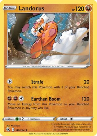 Landorus - 148/264 (Cosmos Holo) 148 - Blister Exclusives Holofoil