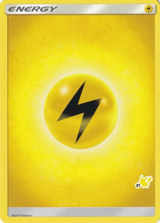 Lightning Energy (#21 Pikachu Stamped)  - Battle Academy