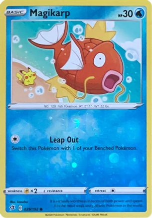 Magikarp - 039/192 (Reverse Cosmos Holo) 39 - Miscellaneous Cards  Products Reverse Holofoil
