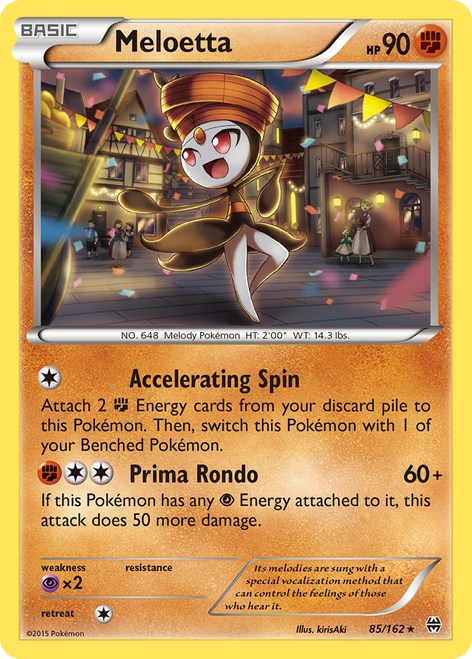 Meloetta 85/162 - BREAKthrough Reverse Holofoil