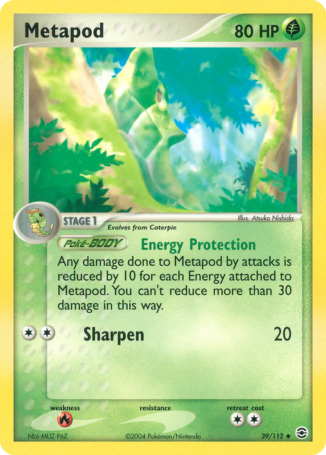 Metapod 39/112 - FireRed  LeafGreen