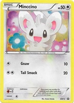 Minccino - BW13 (Cracked Ice Holo) BW13 - Black and White Promos Holofoil