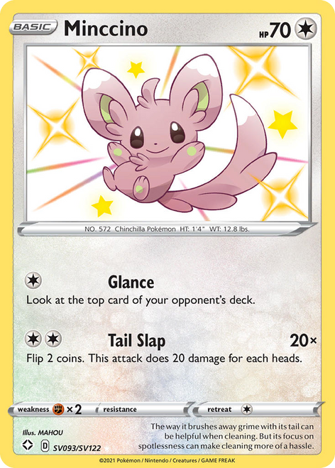 Minccino SV093/122 - Shiny Vault Holofoil