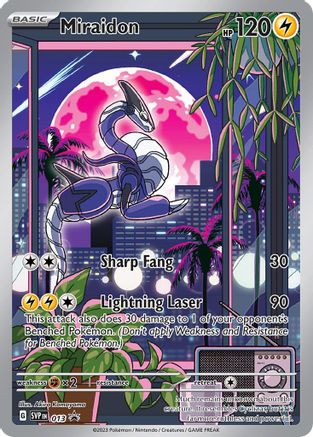 Miraidon 13 - SV Scarlet  Violet Promo Cards Holofoil