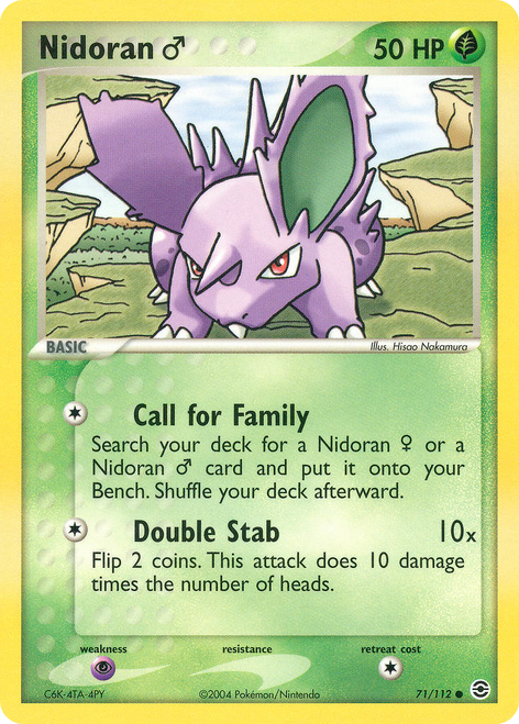 Nidoran ♂ 71/112 - FireRed  LeafGreen