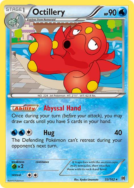 Octillery 33/162 - BREAKthrough Reverse Holofoil