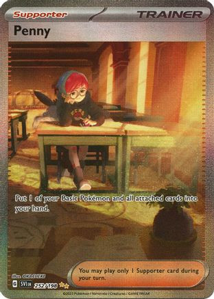 Penny - 252/198 252 - SV01 Scarlet  Violet Base Set Holofoil