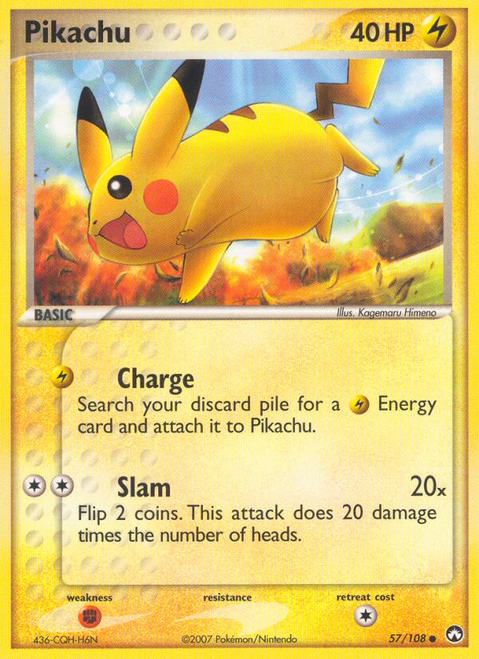 Pikachu 57/108 - Power Keepers