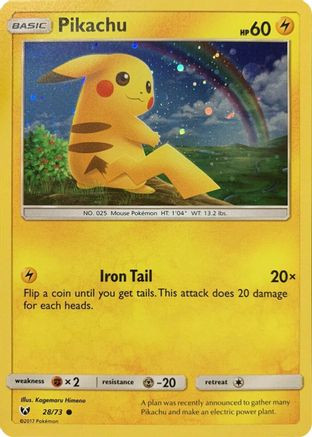 Pikachu - 28/73 (Cosmos Holo) 28 - Miscellaneous Cards  Products Holofoil