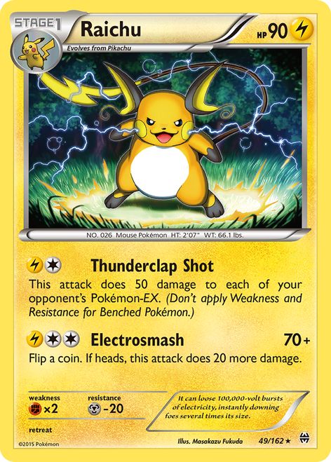 Raichu 49/162 - BREAKthrough