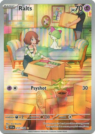 Ralts - 211/198 211 - SV01 Scarlet  Violet Base Set Holofoil
