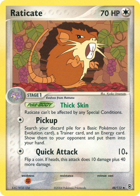 Raticate 48/112 - FireRed  LeafGreen