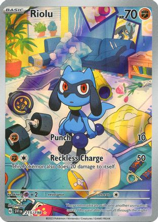 Riolu - 215/198 215 - SV01 Scarlet  Violet Base Set Holofoil