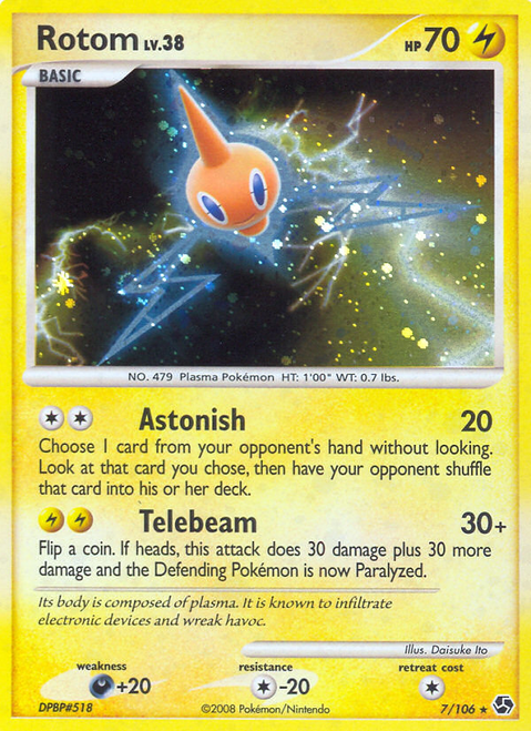 Rotom 7/106 - Great Encounters Holofoil