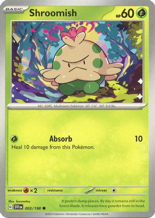 Shroomish - 003/198 3 - SV01 Scarlet  Violet Base Set