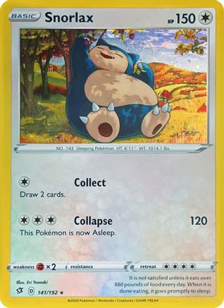 Snorlax - 141/192 (Cosmos Holo) 141 - Miscellaneous Cards  Products Holofoil