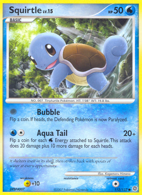 Squirtle 112/132 - Secret Wonders
