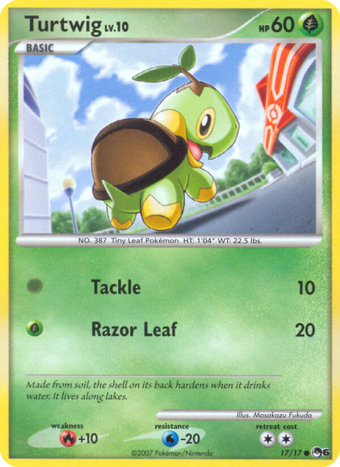 Turtwig 17/17 - POP Series 6