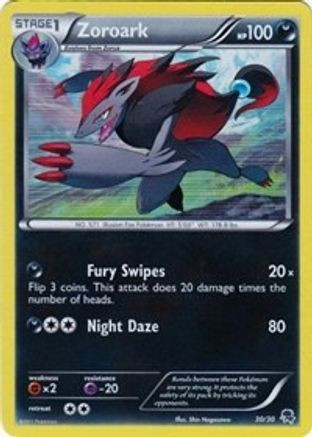 Zoroark (#30 Holo) 30 - BW Trainer Kit Excadrill  Zoroark Holofoil