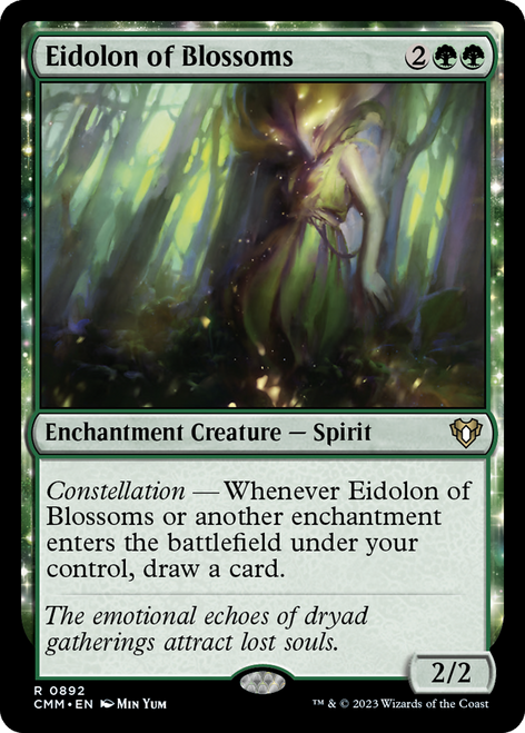 Eidolon of Blossoms (CMM-892) - Commander Masters Foil