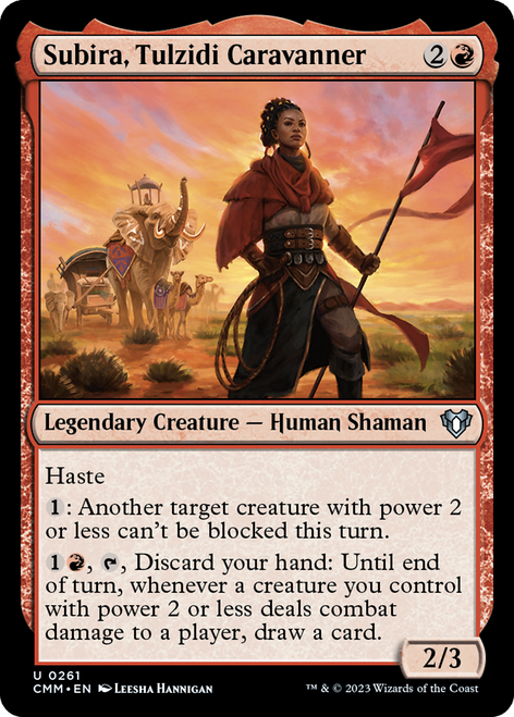 Subira, Tulzidi Caravanner (CMM-261) - Commander Masters