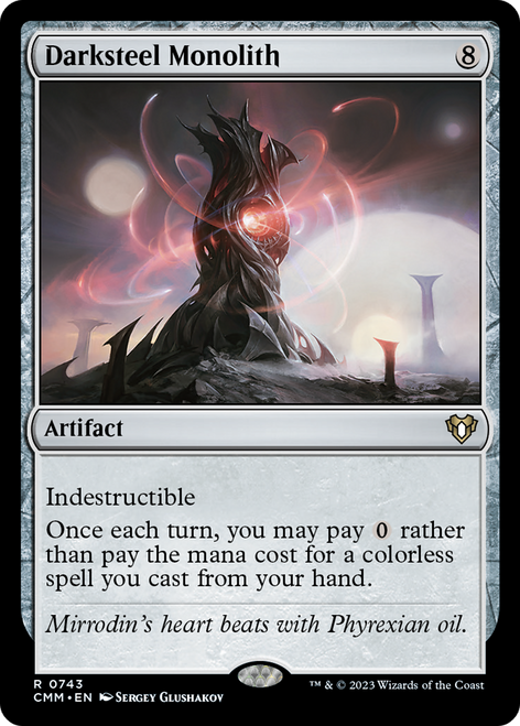 Darksteel Monolith (CMM-743) - Commander Masters
