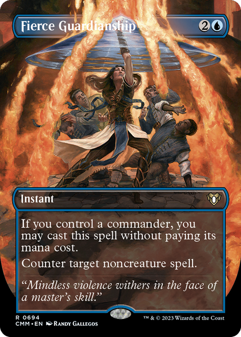 Fierce Guardianship (CMM-694) - Commander Masters (Borderless)
