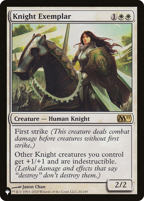 Knight Exemplar (LIST-M11-20) - The List
