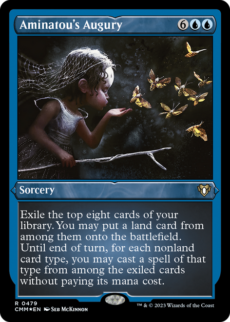 Aminatou's Augury (CMM-479) - Commander Masters Etched Foil