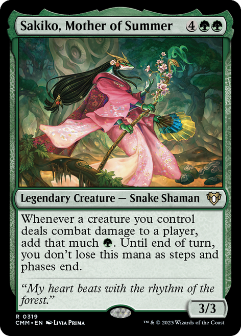 Sakiko, Mother of Summer (CMM-319) - Commander Masters
