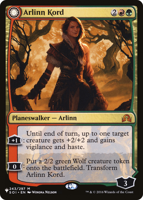 Arlinn Kord // Arlinn, Embraced by the Moon (LIST-SOI-243) - The List: (Double Faced Transform)