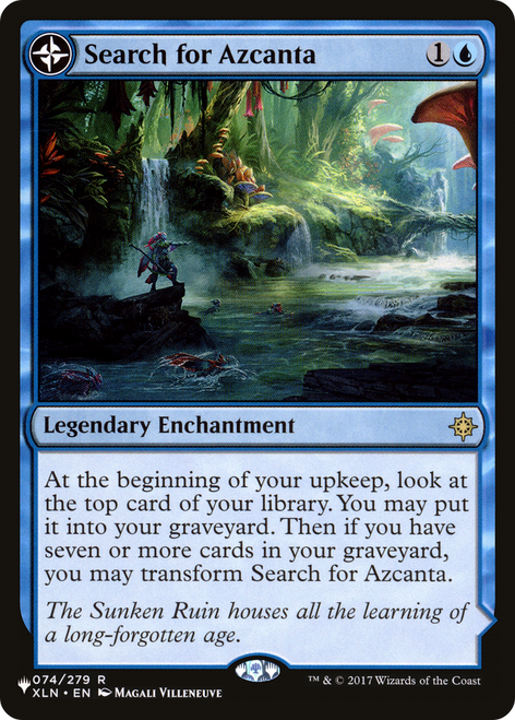Search for Azcanta // Azcanta, the Sunken Ruin (LIST-XLN-74) - The List: (compasslanddfc)