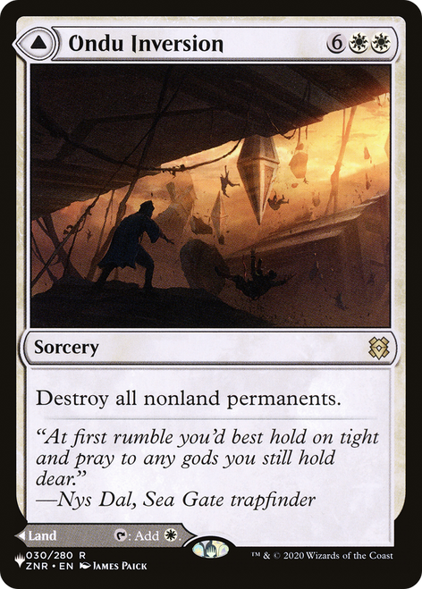 Ondu Inversion // Ondu Skyruins (LIST-ZNR-30) - The List