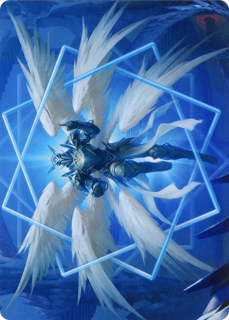 Vertex Paladin // Vertex Paladin (AMOM-048) - March of the Machine Art Series (Borderless) Foil