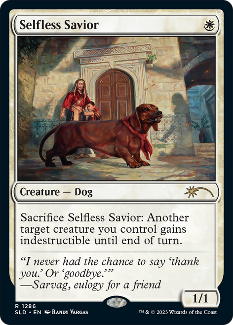 Selfless Savior (SLD-1286) - Secret Lair Drop Foil