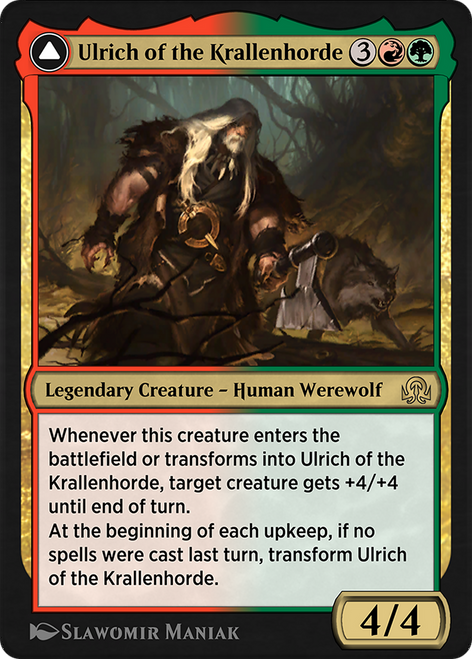 Ulrich of the Krallenhorde // Ulrich, Uncontested Alpha (SIR-246) - Shadows over Innistrad Remastered