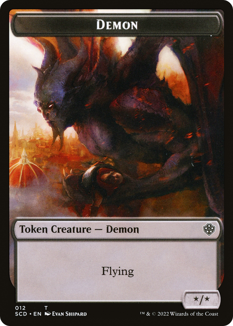 Demon (TSCD-012) - Starter Commander Deck Tokens Foil