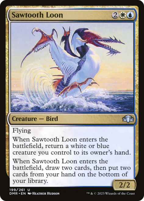 Sawtooth Loon (DMR-199) - Dominaria Remastered Foil