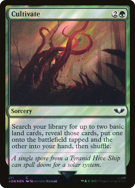 Cultivate (40K-211★) - Warhammer 40,000 Commander Foil