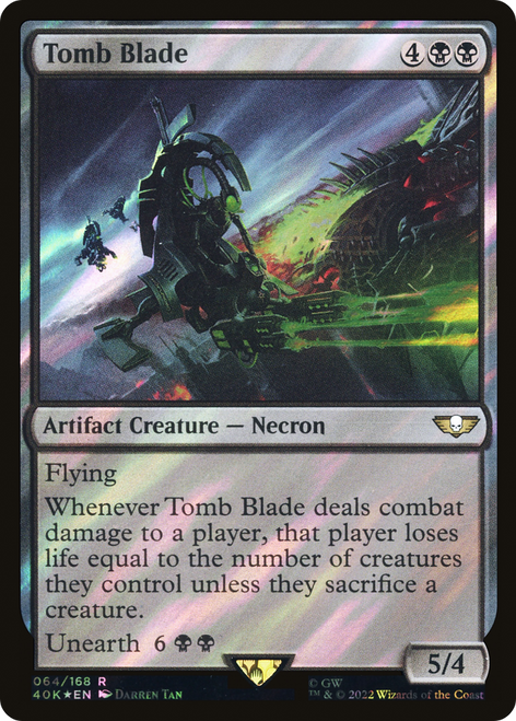 Tomb Blade (40K-64★) - Warhammer 40,000 Commander Foil