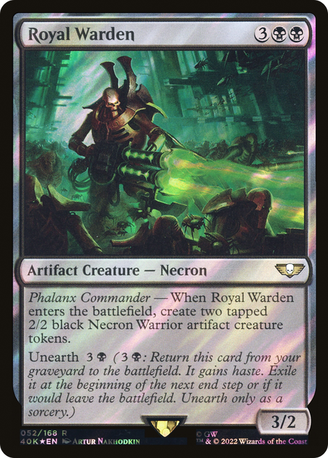 Royal Warden (40K-52★) - Warhammer 40,000 Commander Foil