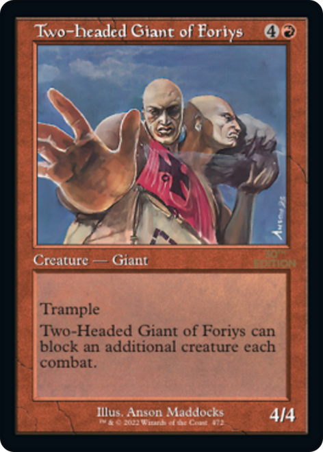 Two-Headed Giant of Foriys (30A-472) - 30th Anniversary Edition
