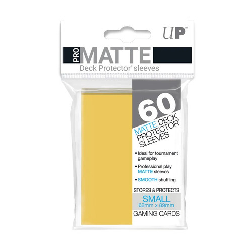Pro-Matte Yellow Small Size Deck Protector