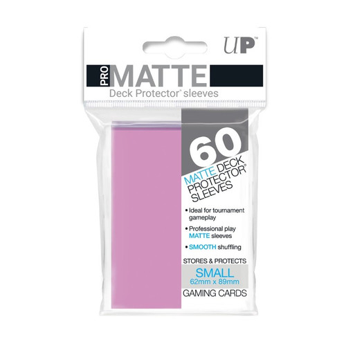 Ultra Pro Sleeves: Pink - PRO-Matte, Small (60ct)