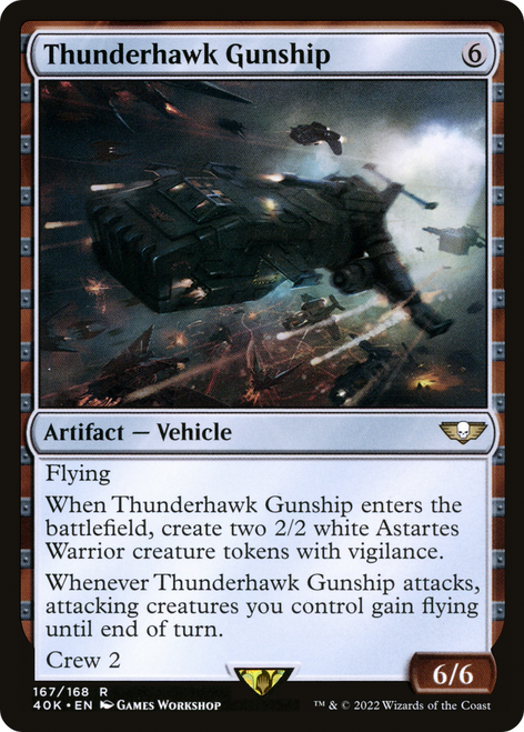 Thunderhawk Gunship (40K-167) - Warhammer 40,000 Commander
