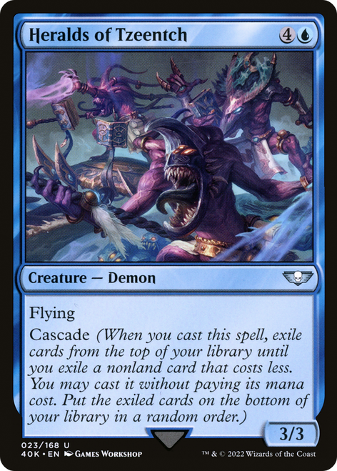 Heralds of Tzeentch (40K-023) - Warhammer 40,000 Commander