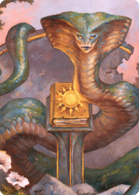 Guardian Naga // Guardian Naga (ACLB-016) - Battle for Baldur's Gate Art Series (Borderless)