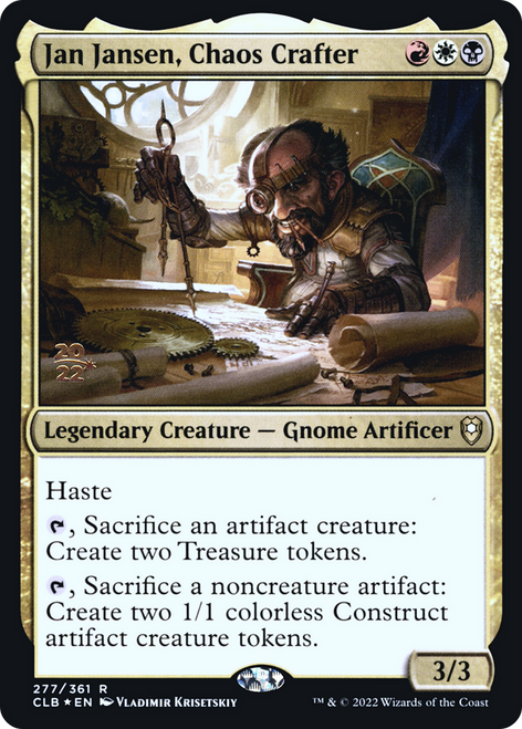 Jan Jansen, Chaos Crafter (PRE-277S) - Battle for Baldur's Gate Promos Foil
