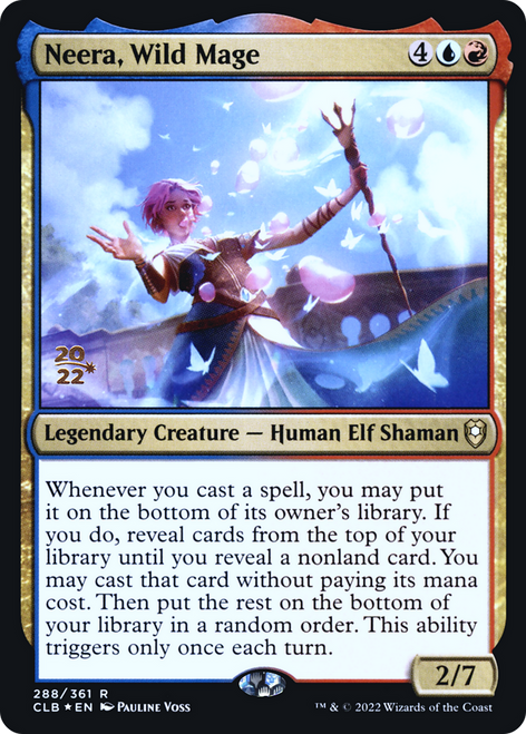Neera, Wild Mage (PRE-288S) - Battle for Baldur's Gate Promos Foil