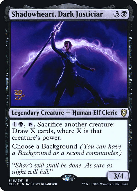Shadowheart, Dark Justiciar (PRE-146S) - Battle for Baldur's Gate Promos Foil